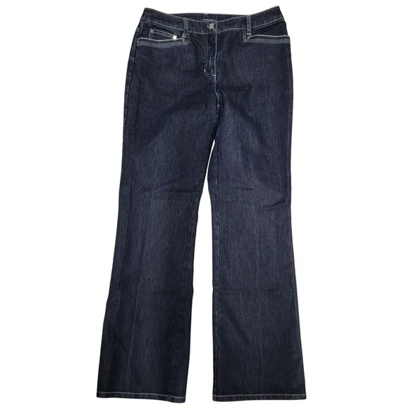 Jones New York Womens Sz 6/32 Signature Dark Wash Stretch  Jeans - Picture 1 of 8